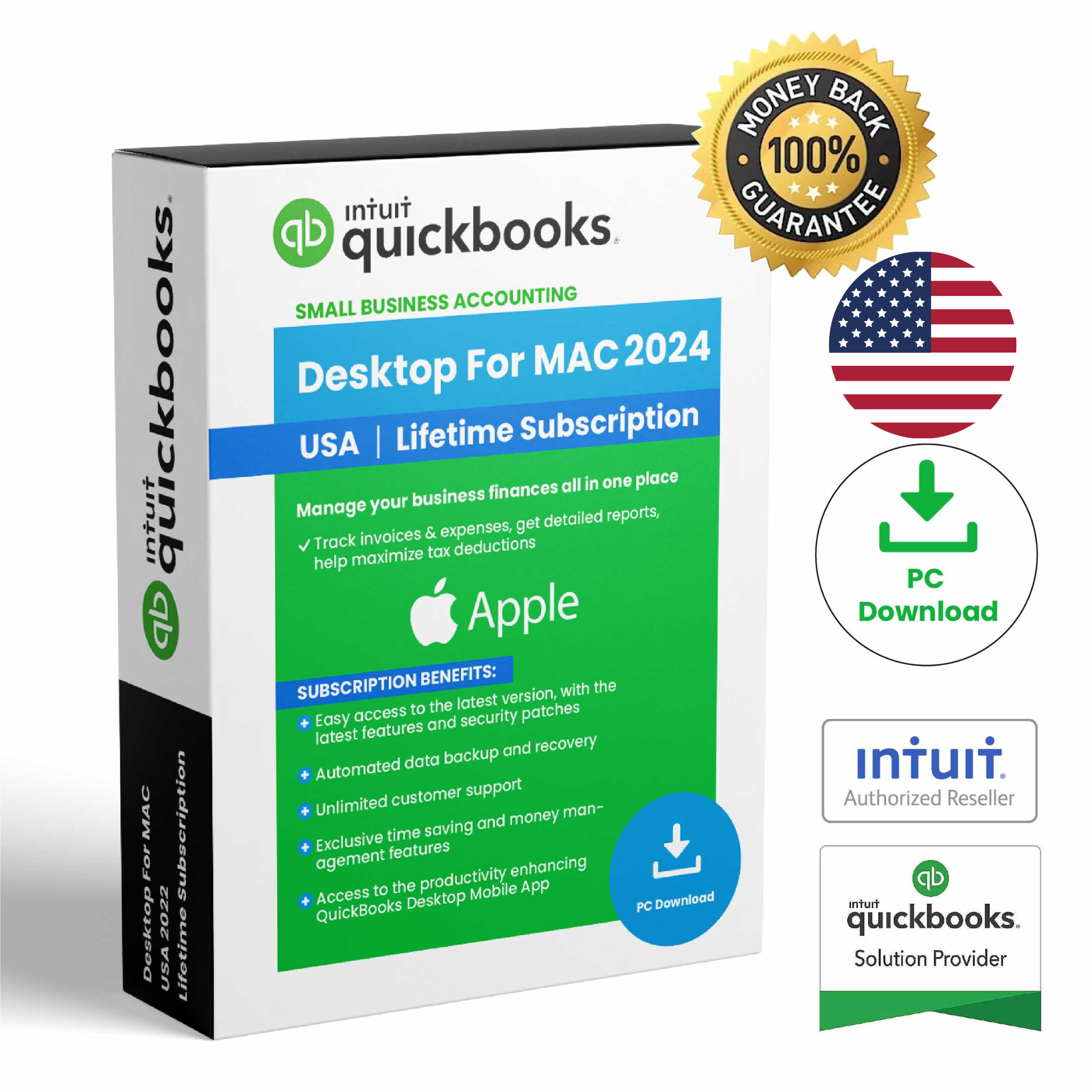 QuickBooks Desktop Mac 2024 ( No Subscription) USA